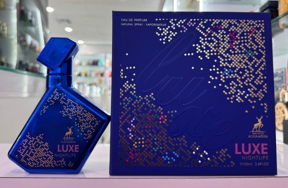 Luxe Nightlife By Maison Alhambra 3.4oz EDP Spray Unisex 🔥Newest Fragrance🔥