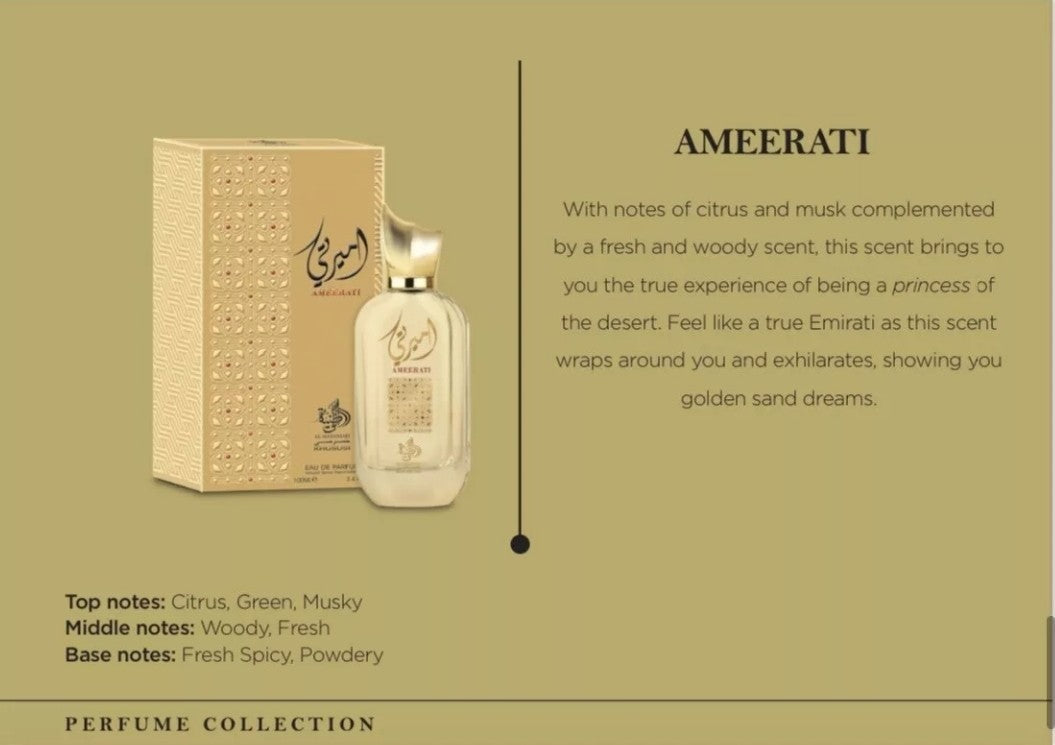 Ameerati EDP Perfume By Al Wataniah 100 ML:🥇Hot New Super Rich Fragrance🥇