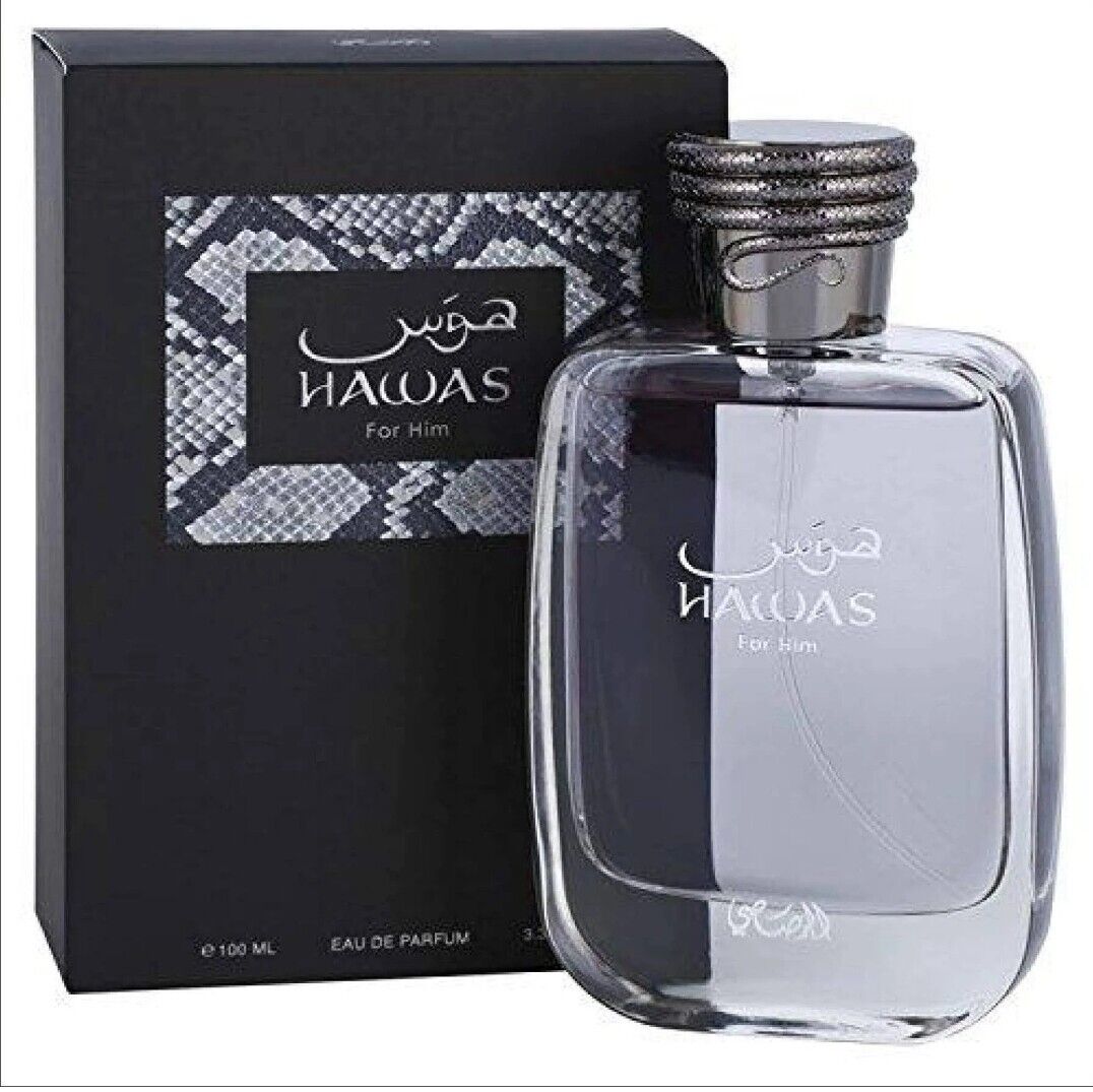 Rasasi Hawas for Him Eau De Parfum 3.38 oz /100 ml For Men's | Fragrance New