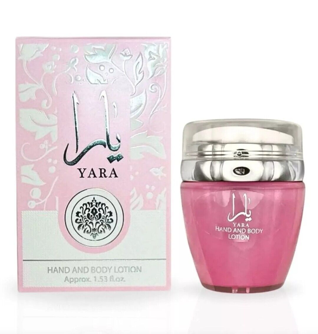 Lattafa YARA Hand & Body Lotion Cream 1.53oz | Scented Perfumed Lotion UAE