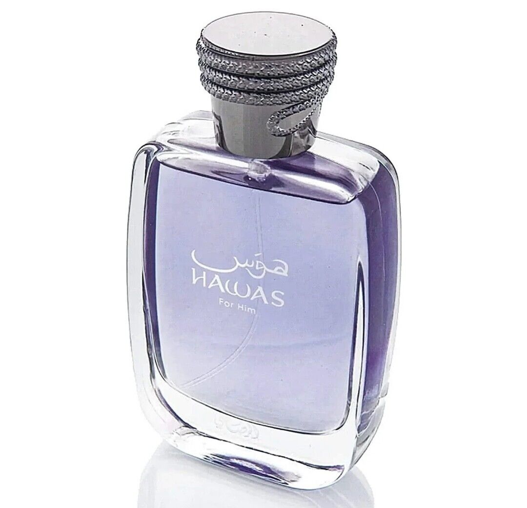 Rasasi Hawas for Him Eau De Parfum 3.38 oz /100 ml For Men's | Fragrance New