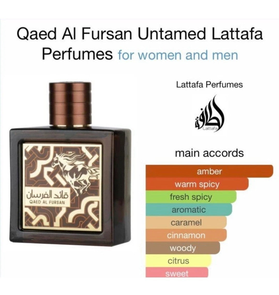 Qaed Al Fursan Untamed Parfum By Lattafa EDP 90ml 🔥New Fragrance🔥