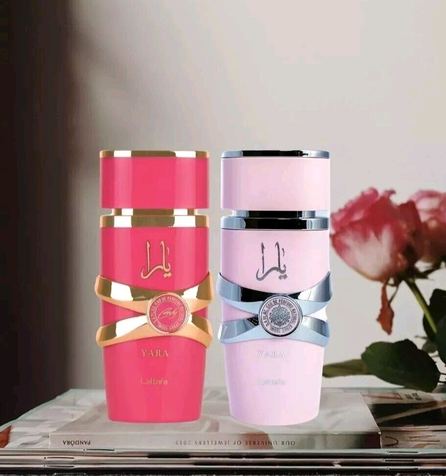 Yara & Yara Candy EDP Sprays 3.4 OZ Gift Set By Lattafa, 5TH ANNIVERSARY EDITION