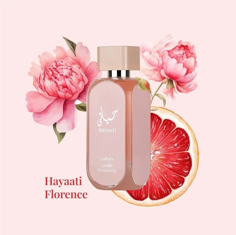 HAYAATI FLORENCE By LATTAFA EDP 3.4 OZ, 🎖NEWEST PERFUM🎖