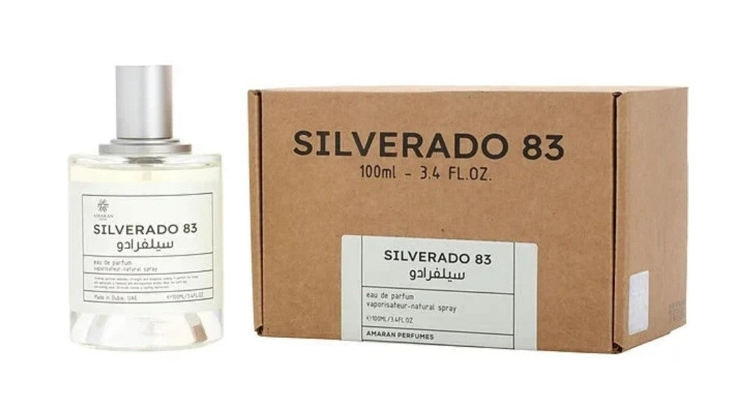 Silverado 83 by Amaran Perfumes Unisex Edp Spray 100 ML/3.4 OZ UAE 🔥