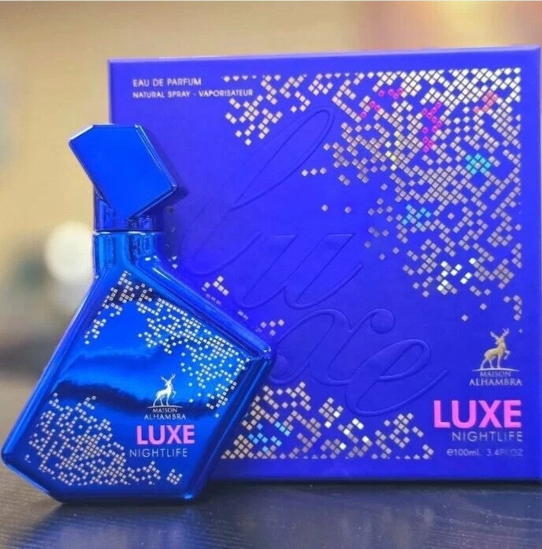 Luxe Nightlife By Maison Alhambra 3.4oz EDP Spray Unisex 🔥Newest Fragrance🔥