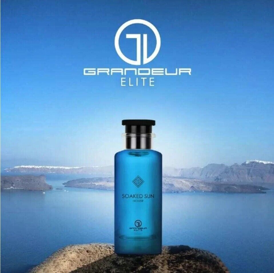 Soaked Sun Exclusif EDP Perfume By Grandeur 100 ML🥇Rich Niche Afternoon Swim🥇