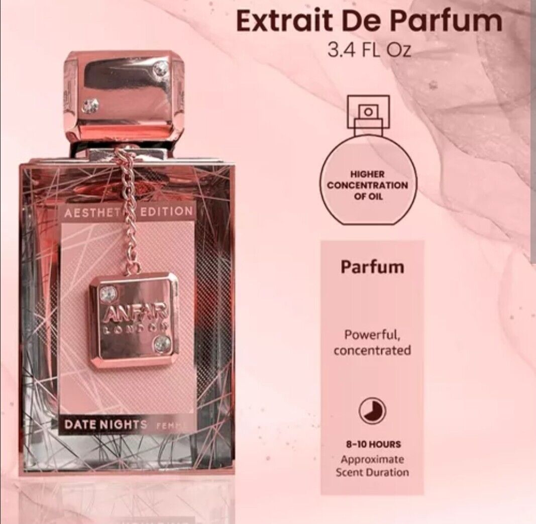 Date Nights Femme - Extrait de Parfum By Anfar London