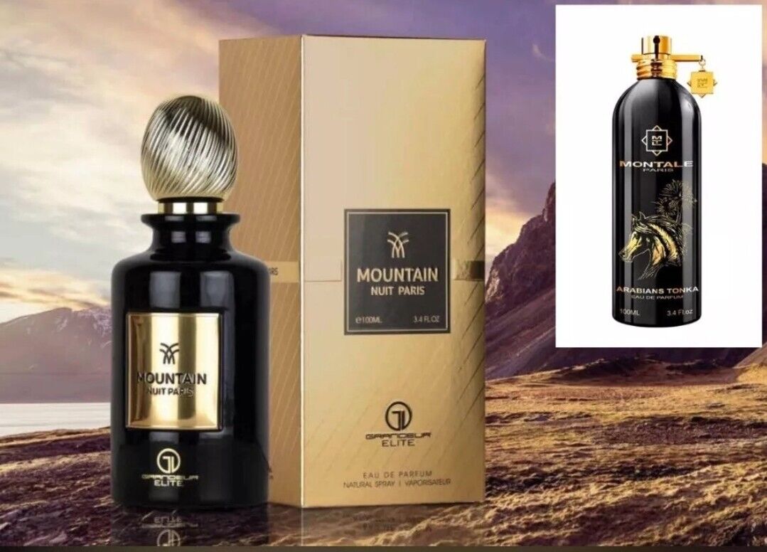 Mountain Nuit Paris EDP Perfume By Grandeur 100 ML🥇Rich Niche Arabians Tonka🥇