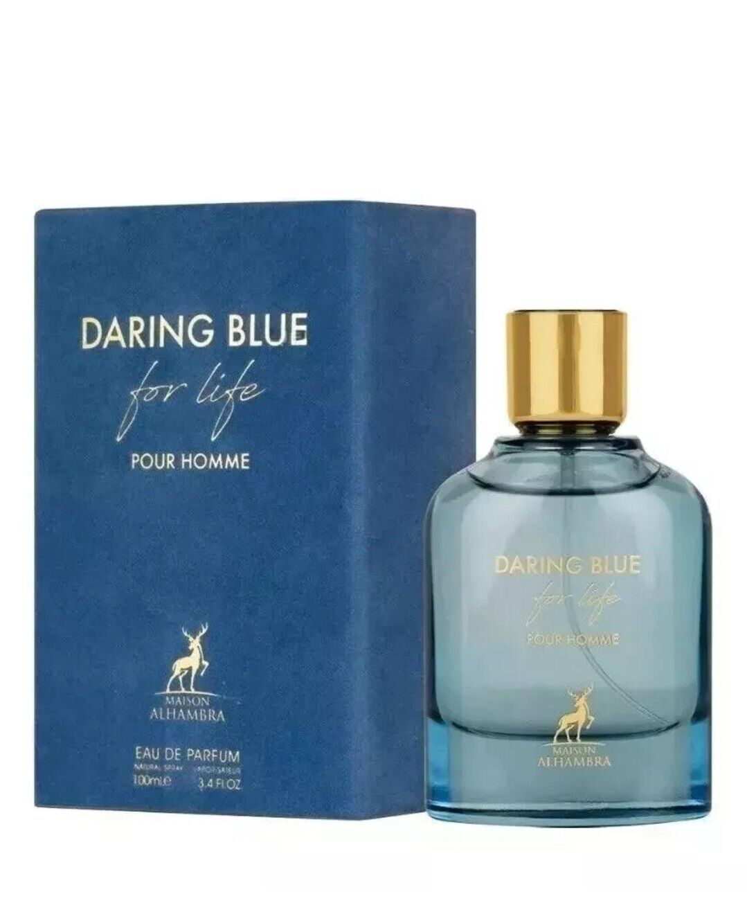 Daring Blue For Life Pour Homme By Maison Alhambra EDP Eau De Parfum - 100 ML
