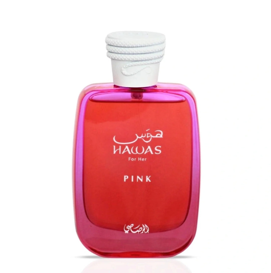 Hawas Pink For Her Eau De Parfum Spray 100ml (3.4 Oz) By Rasasi