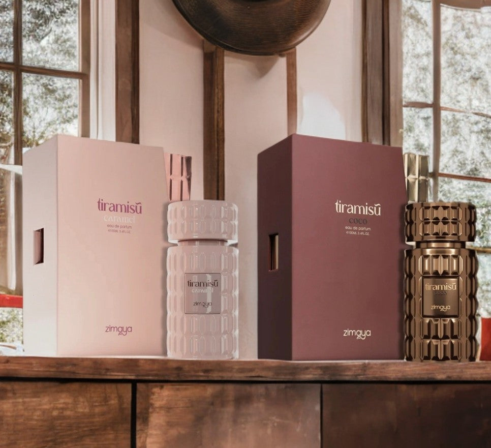 Zimaya COMBO PACK TIRAMISU COCO + CARAMEL EDP 3.4 Oz / 100ml FAST SHIP 🍰🍫