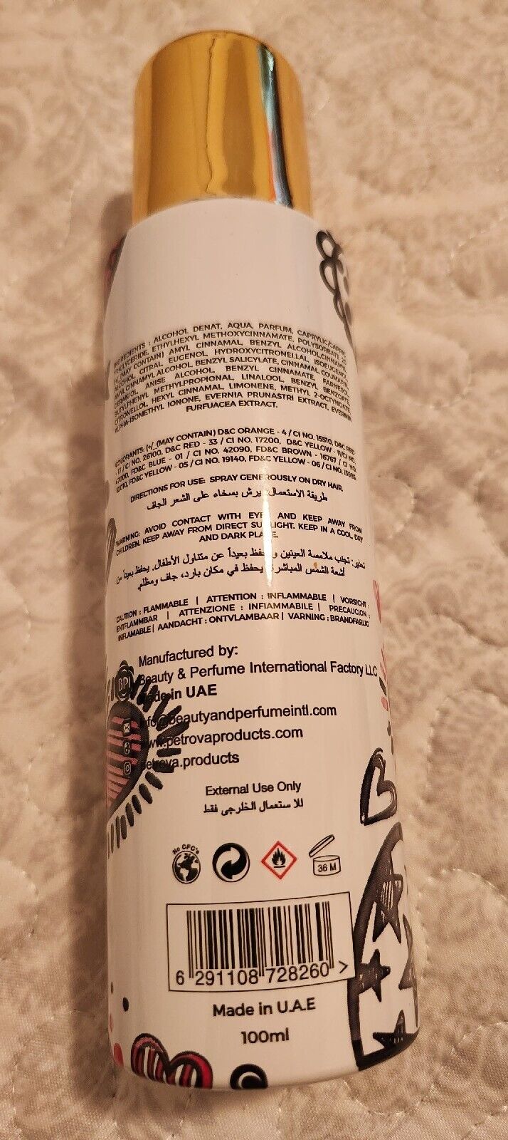 Hair Perfume Rebel Hearts With Argan Oíl, 100 ml