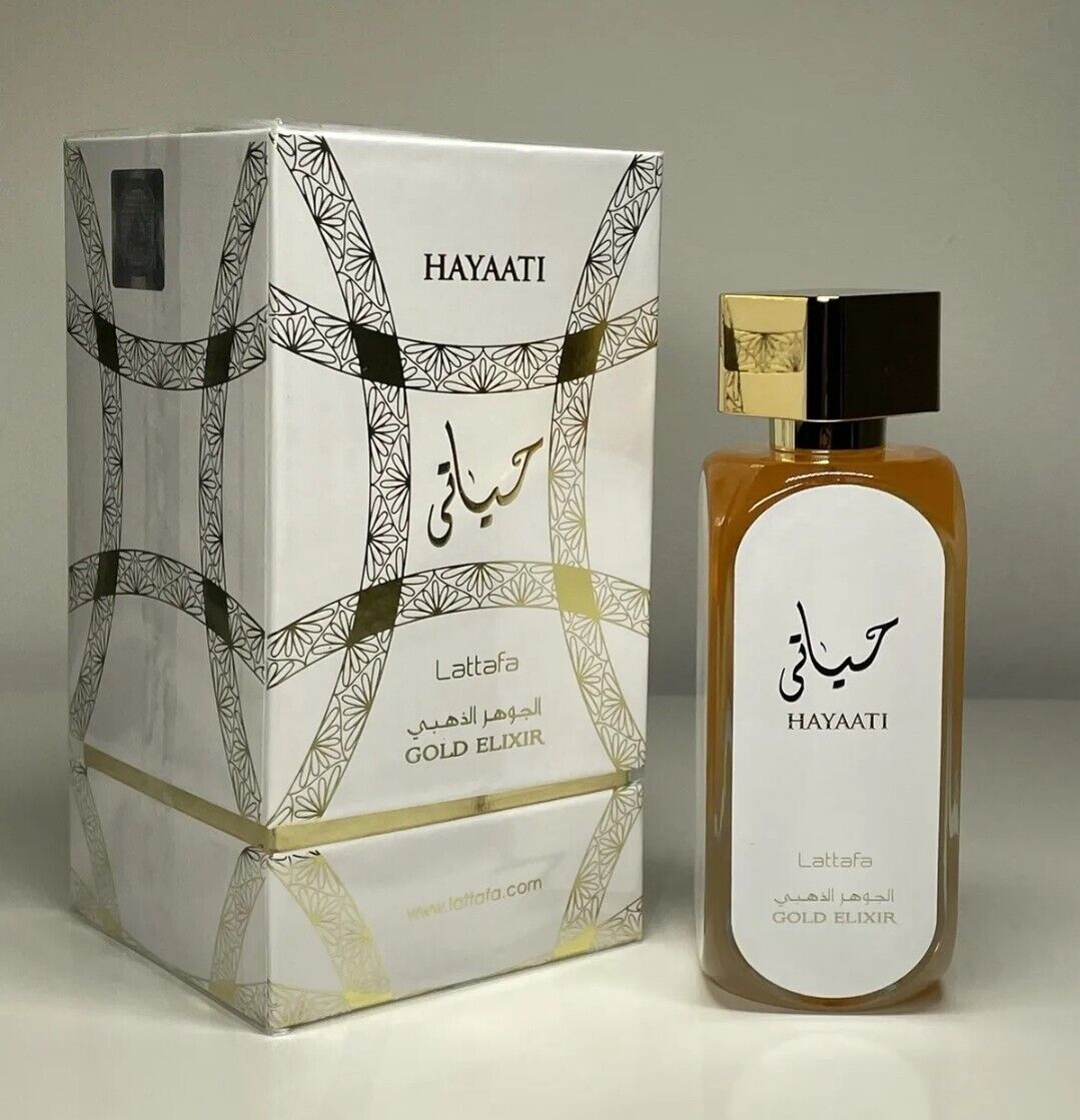 Hayaati Gold Elixir EDP Perfume By Lattafa 100 ML:š„Super Rich Fragranceš„