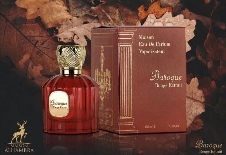 TESTER- OPEN BOX, Baroque Rouge Extrait Perfume By Maison Alhambra, INSPIIRED