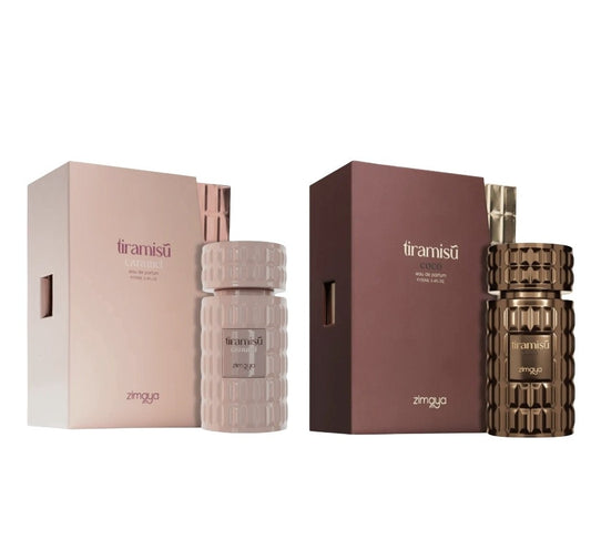 Zimaya COMBO PACK TIRAMISU COCO + CARAMEL EDP 3.4 Oz / 100ml FAST SHIP 🍰🍫