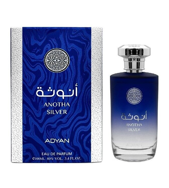 ANOTHA  SILVER  By ADYAN EAU DE PARFUM eI00ML  FRESH, ARABIAN PERFUME