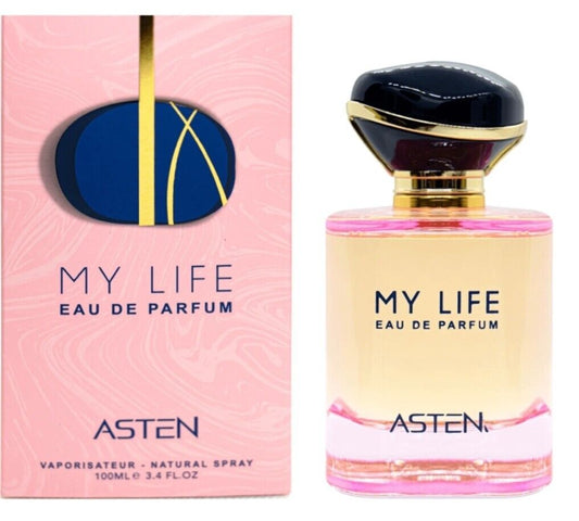 MY LIFE BY ASTEN 100 ML(3.4fl.oz.) EDP, Authentic Arabian Perfume, Dupe