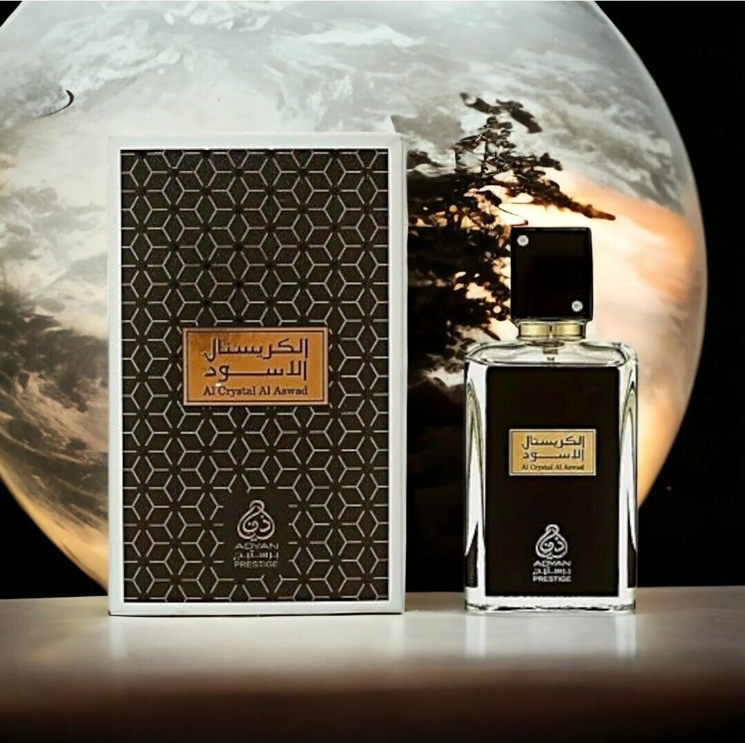 Al Crystal Al Aswad EDP by Adyan Prestige For Men-100 ml. ARABIAN PERFUMES.