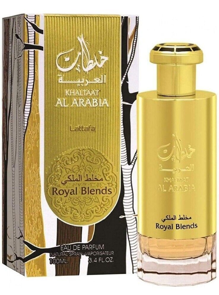 Khaltaat Arabia Royal Blends Gold EDP Perfume By Lattafa:🏵Super Amazing🏵