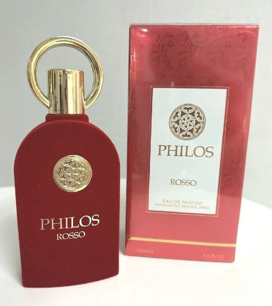 Philos Rosso EDP Perfume By Maison Alhambra  100 ML.🏅Arabic Perfume🏅