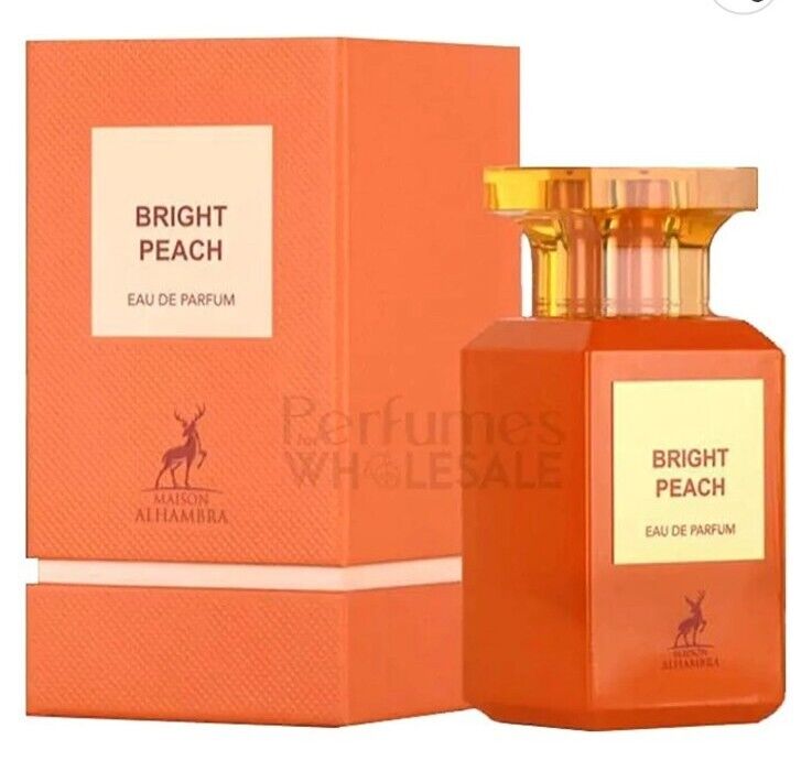 Bright Peach EDP Perfume By Maison Alhambra 80 ML🥇Super Rich UAE Version🥇