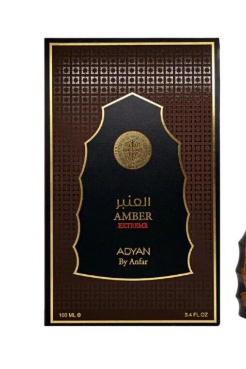 AMBER EXTREME (PHEROMONES)**EDP 100 ML (3.4oz) By Adyan