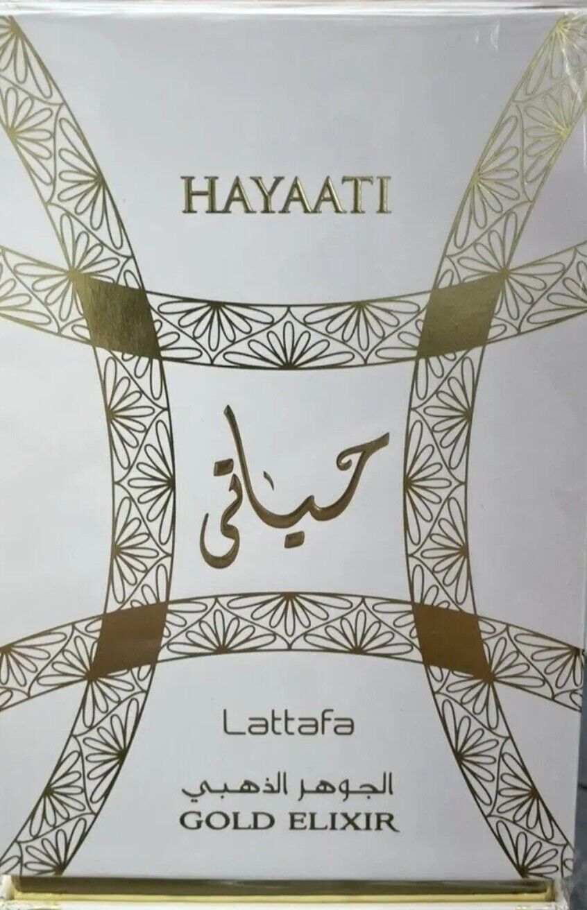 Hayaati Gold Elixir EDP Perfume By Lattafa 100 ML:🥇Super Rich Fragrance🥇