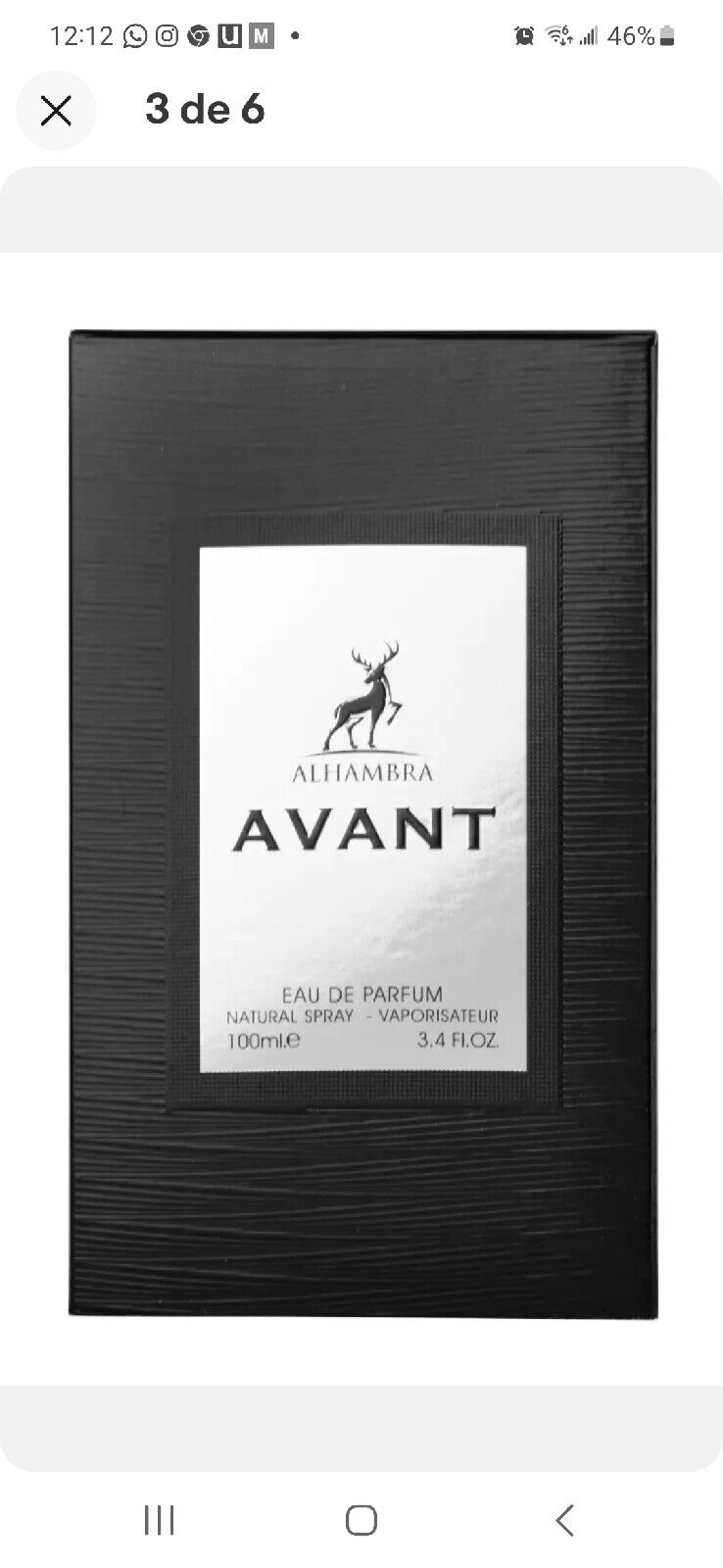 AVANT Perfume by Maison Alhambra | Eau De Parfum - 100ml (3.4 fl oz) -Niche