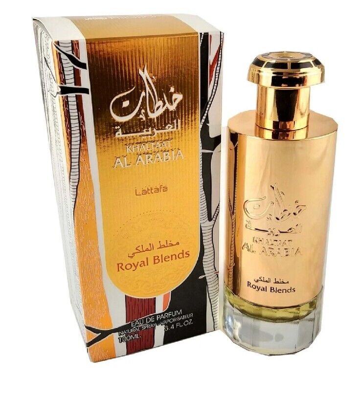 Khaltaat Arabia Royal Blends Gold EDP Perfume By Lattafa:🏵Super Amazing🏵